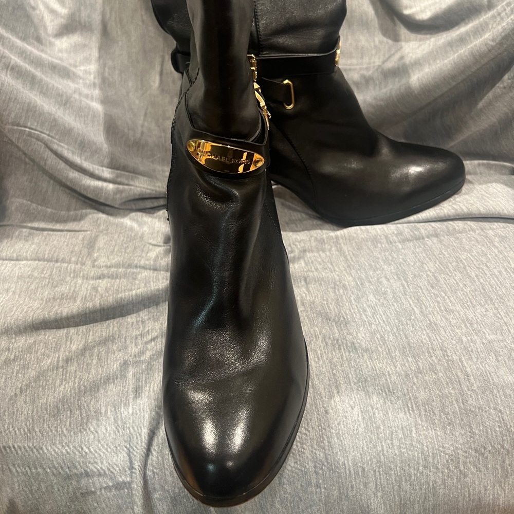 Michael Kors, black knee-high boots